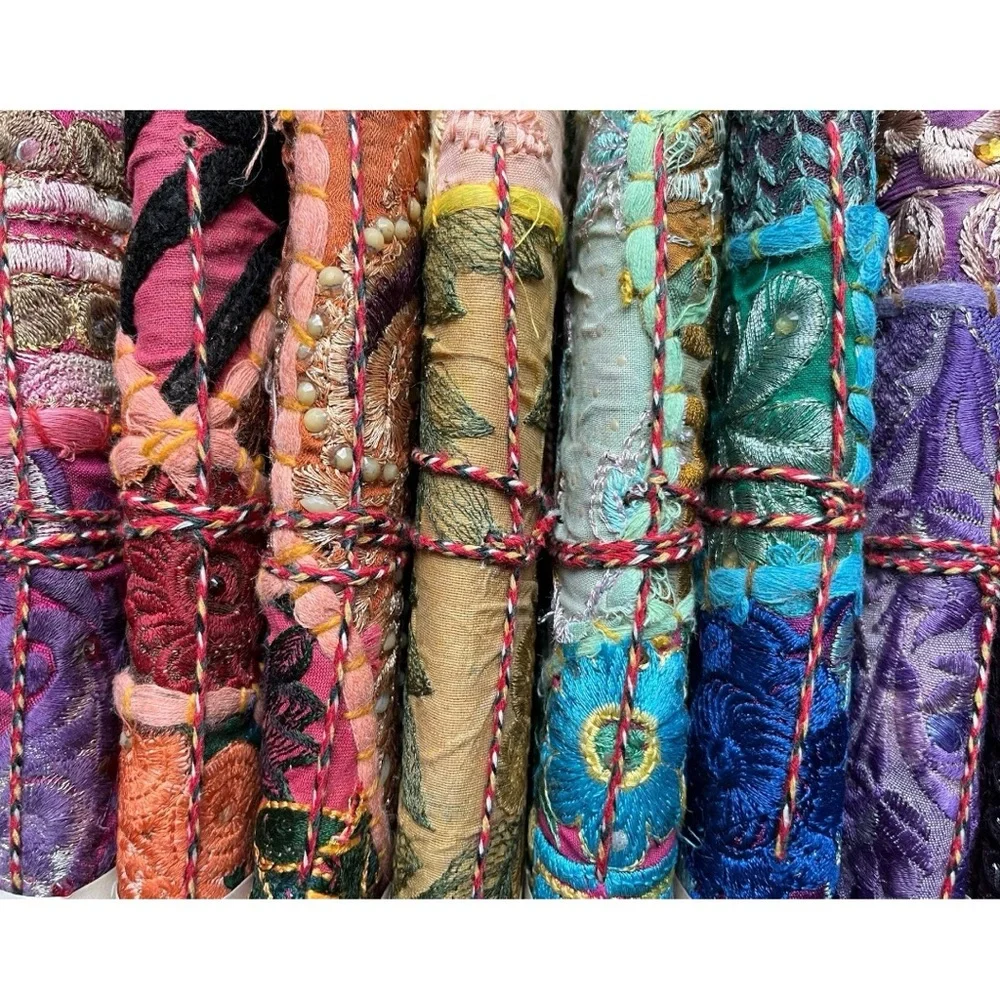 Handcrafted Sari Silk Journal · Tree-Free Paper · Zero Waste · Living Ritual